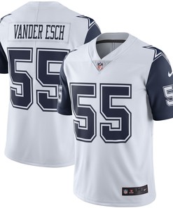 Leighton Vander Esch Dallas Cowboys Color Rush Vapor Limited Jersey - White Nfl - Robokeg