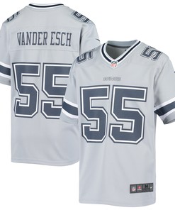 Leighton Vander Esch Dallas Cowboys Inverted Game Jersey - Gray Nfl - Robokeg