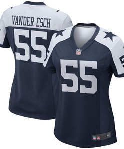 Leighton Vander Esch Dallas Cowboys Womens Alternate Game Team Jersey - Navy Nfl - Robokeg