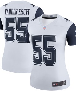 Leighton Vander Esch Dallas Cowboys Womens Color Rush Legend Player Jersey - White Nfl - Robokeg