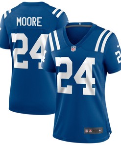 Lenny Moore Indianapolis Colts Womens Game Retired Player Jersey - Royal Nfl - Robokeg