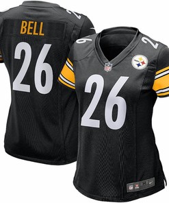 Leveon Bell Pittsburgh Steelers Nike Womens Game Jersey - Black - Robokeg