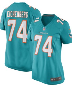 Liam Eichenberg Miami Dolphins Womens Game Jersey - Aqua Nfl - Robokeg