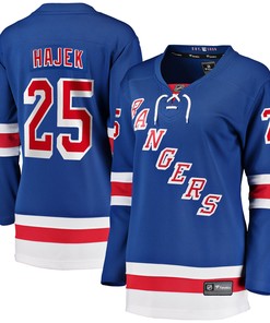 Libor Hajek New York Rangers Fanatics Branded Womens 2017/18 Home Breakaway Jersey - Blue Nhl - Robokeg