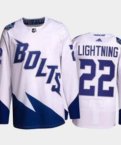 Lightning 2022 Stadium Series White Primegreen Jersey, Men Jersey - Robokeg
