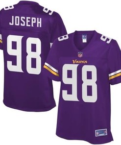 Linval Joseph Minnesota Vikings Nfl Pro Line Womens Team Color Jersey - Purple - Robokeg