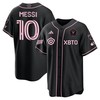 Lionel Messi Inter Miami Baseball Cool Base Jersey - Stitched Men Jersey - Black - Robokeg