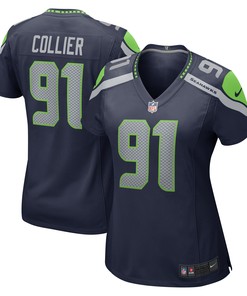 L.j. Collier Seattle Seahawks Womens Game Jersey - College Navy Nfl - Robokeg