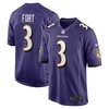 L.j. Fort Baltimore Ravens Game Player Jersey - Purple Nfl - Robokeg