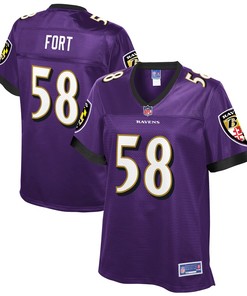 Lj Fort Baltimore Ravens Nfl Pro Line Womens Player Jersey - Purple - Robokeg