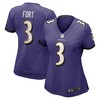 L.j. Fort Baltimore Ravens Womens Game Player Jersey - Purple Nfl - Robokeg