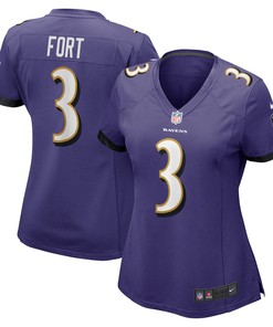 L.j. Fort Baltimore Ravens Womens Game Player Jersey - Purple Nfl - Robokeg