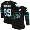 Logan Couture San Jose Sharks Adidas Alternate Authentic Player Jersey - Black Nhl - Robokeg