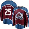 Logan O'Connor 25 Colorado Avalanche Stanley Cup 2023 Playoffs Patch Home Breakaway Men Jersey - Burgundy - Robokeg