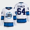 Logan Stanley 64 Reverse Retro 2.0 2022 Winnipeg Jets White Jersey Primegreen - Robokeg