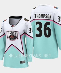 Logan Thompson 36 Vegas Golden Knights 2023 All-Star Game Jersey White Equipment - Robokeg