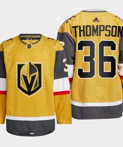 Logan Thompson 36 Vegas Golden Knights Gold Jersey 2023 Home - Robokeg