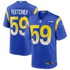 London Fletcher Los Angeles Rams Game Retired Player Jersey - Royal Nfl - Robokeg