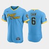 Lorenzo Cain 6 2022-23 City Connect Milwaukee Brewers Jersey - Powder Blue - Robokeg