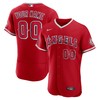 Los Angeles Angels Alternate Authentic Custom Jersey Scarlet Custom Jerseys Mlb - Robokeg