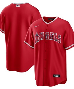 Los Angeles Angels Alternate Team Men Jersey - Red - Robokeg