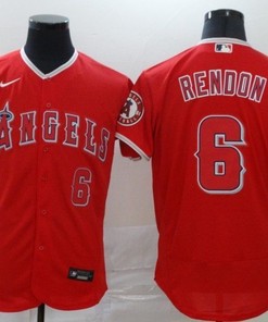 Los Angeles Angels Anthony Rendon #6 2020 Mlb Red Jersey - Robokeg