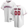 Los Angeles Angels Home Replica Custom Jersey - White Custom Jerseys Mlb - Robokeg