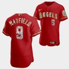 Los Angeles Angels Jack Mayfield Red Jersey 9 Golden Diamond 2022-23-23 Uniform - Robokeg