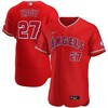 Los Angeles Angels Mike Trout #27 2020 Mlb Red Jersey - Robokeg