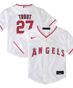 Los Angeles Angels Mike Trout #27 2020 Mlb White Jersey - Robokeg