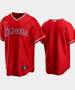 Los Angeles Angels Red Alternate Jersey - Robokeg