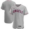 Los Angeles Angels Road Authentic Team Jersey - Gray Mlb - Robokeg