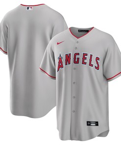Los Angeles Angels Road Replica Team Jersey - Gray Mlb - Robokeg