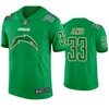 Los Angeles Chargers #33 Derwin James Jersey St. Patricks Day Kelly Green Lucky - Men - Robokeg
