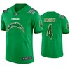 Los Angeles Chargers #4 Michael Badgley Jersey St. Patricks Day Kelly Green Lucky - Men - Robokeg