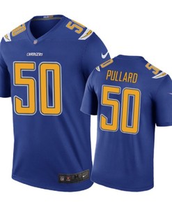 Los Angeles Chargers #50 Hayes Pullard Nike Color Rush Royal Jersey - Robokeg