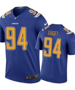 Los Angeles Chargers #94 Corey Liuget Nike Color Rush Royal Jersey - Robokeg