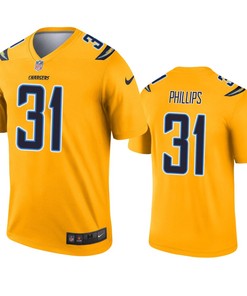 Los Angeles Chargers Adrian Phillips Gold Inverted Legend Jersey - Robokeg