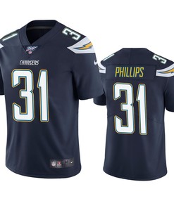 Los Angeles Chargers Adrian Phillips Navy 100th Season Vapor Limited Jersey - Robokeg