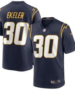 Los Angeles Chargers Austin Ekeler #30 Nfl 2020 Dark Blue Jersey - Robokeg