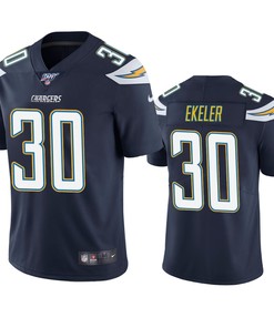 Los Angeles Chargers Austin Ekeler Navy 100th Season Vapor Limited Jersey - Robokeg