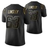 Los Angeles Chargers Corey Linsley 63 2021 Nfl Golden Brandedition Black Jersey Gift For Chargers Fans - Robokeg