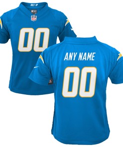 Los Angeles Chargers Custom Game Jersey - Powder Blue Custom Jerseys Nfl - Robokeg