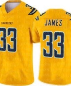 Los Angeles Chargers Derwin James #33 2020 Nfl Gold Jersey Jersey - Robokeg