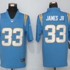 Los Angeles Chargers Derwin James Jr #33 Nfl 2020 Steel Blue Jersey - Robokeg
