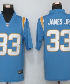 Los Angeles Chargers Derwin James Jr #33 Nfl 2020 Steel Blue Jersey - Robokeg