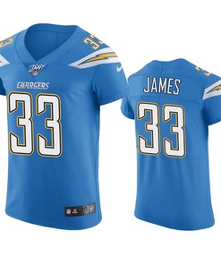 Los Angeles Chargers Derwin James Powder Blue 100th Season Vapor Elite Jersey - Robokeg