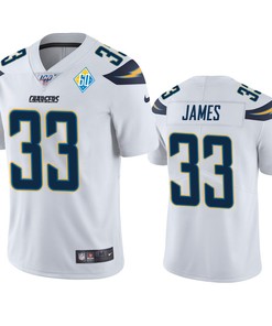 Los Angeles Chargers Derwin James White 60th Anniversary Vapor Limited Jersey - Robokeg