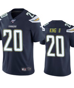 Los Angeles Chargers Desmond King Navy 100th Season Vapor Limited Jersey - Robokeg