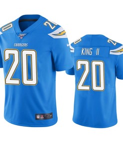 Los Angeles Chargers Desmond King Powder Blue 100th Season Vapor Limited Jersey - Robokeg